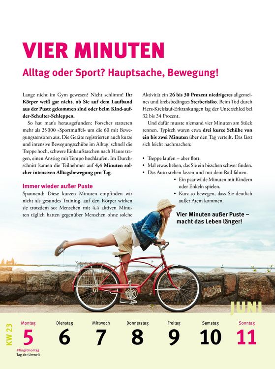 Produktbild: Fit und gesund durchs Jahr &ndash; Der Strunz-Wochenkalender 2028