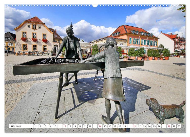 Produktbild: Sommer in Schwetzingen von Karin Vahlberg Ruf und Petrus Bodenstaff (Wandkalender 2026 DIN A2 quer), CALVENDO Monatskalender