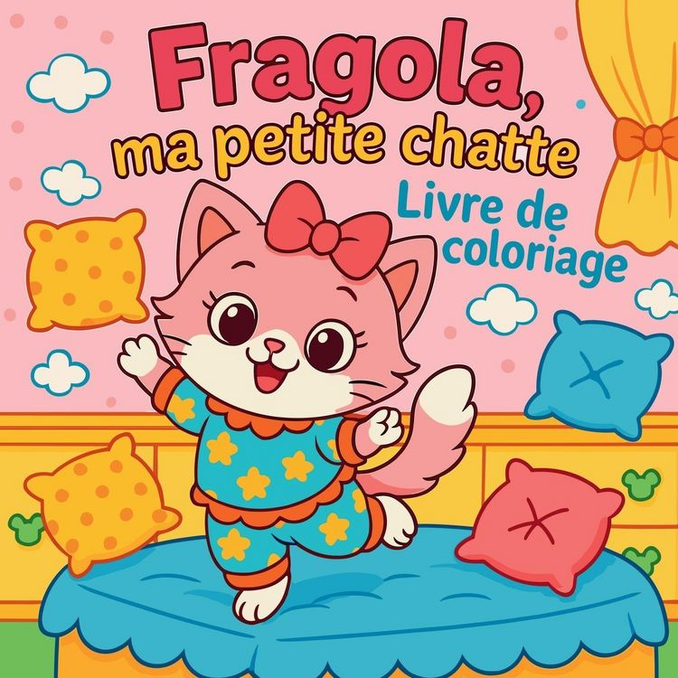 Produktbild: Fragola, la petite chatte - Livre de coloriage