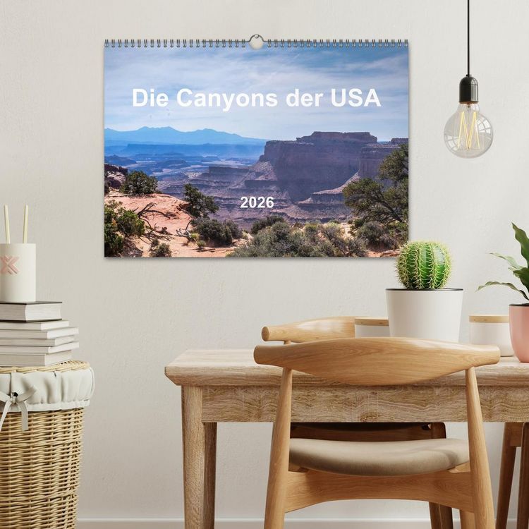 Produktbild: Die Canyons der USA (Wandkalender 2026 DIN A3 quer), CALVENDO Monatskalender