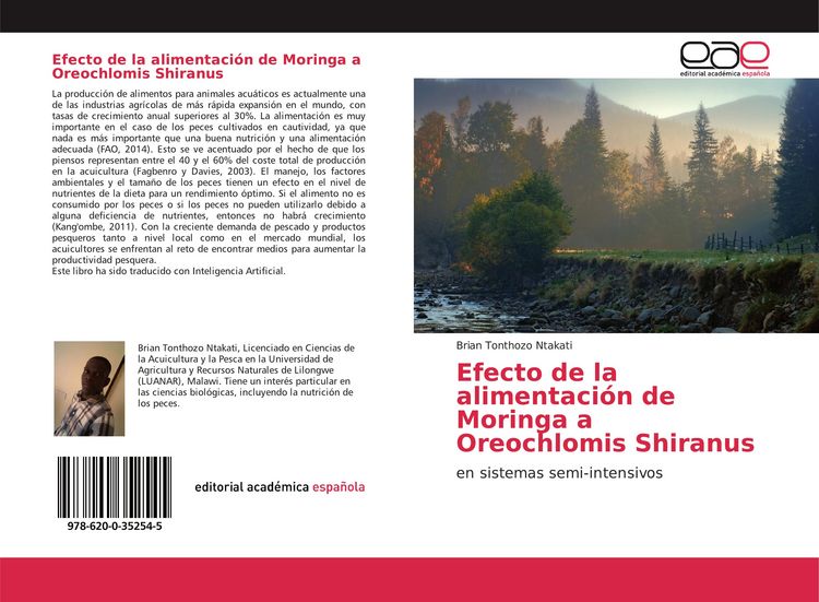 Produktbild: Efecto de la alimentaci&oacute;n de Moringa a Oreochlomis Shiranus