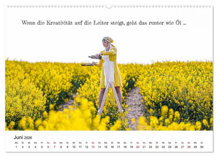 Produktbild: RAUSGEPUTZT UND GLATTGESPIEGELT (Wandkalender 2026 DIN A2 quer), CALVENDO Monatskalender