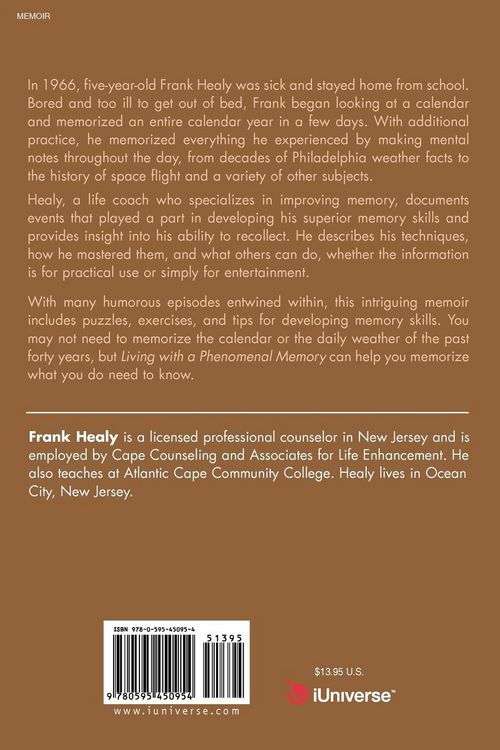 Produktbild: Living With A Phenomenal Memory