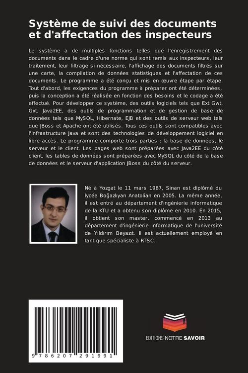 Produktbild: Syst&egrave;me de suivi des documents et d'affectation des inspecteurs