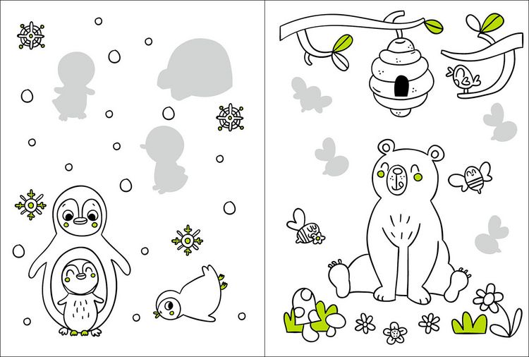 Produktbild: Mein Malbuch mit Glitzerstickern - Tiere