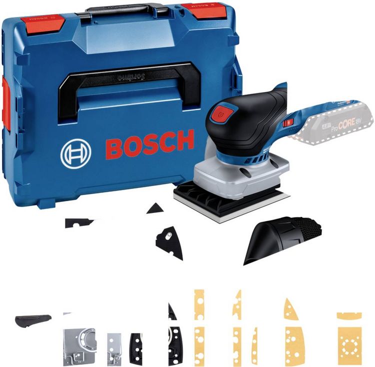 Produktbild: Bosch Professional GSS 18V-13 06019L0101 Akku-Schwingschleifer ohne Akku, ohne Ladeger&auml;t 18 V 80 x 130 mm Anzahl mitgelieferte Akkus 0
