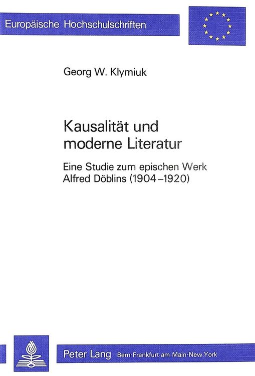 Produktbild: Kausalit&auml;t und Moderne Literatur
