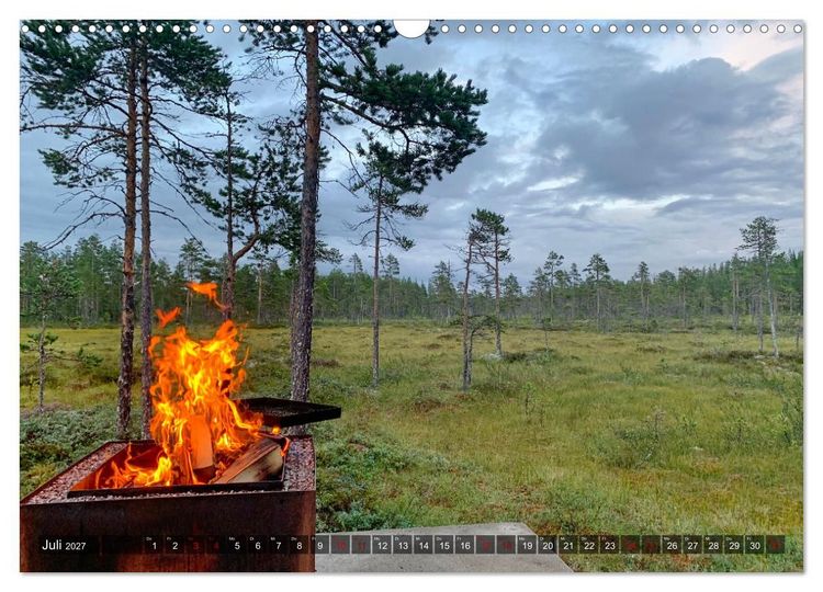 Produktbild: Wandern in Schweden - Einladung in die Natur (Wandkalender 2027 DIN A3 quer), CALVENDO Monatskalender