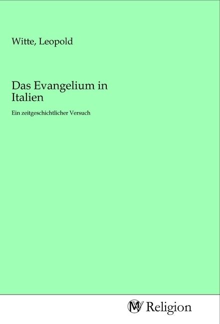 Produktbild: Das Evangelium in Italien