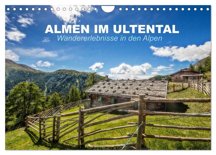 Produktbild: Almen im Ultental (Wandkalender 2026 DIN A4 quer), CALVENDO Monatskalender