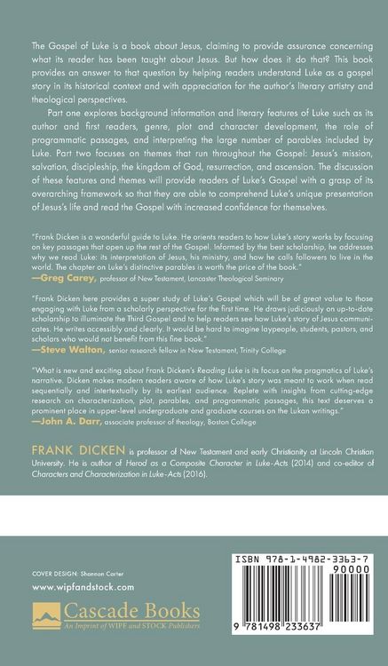 Produktbild: Reading Luke