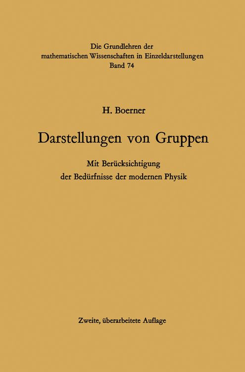 Produktbild: Darstellungen von Gruppen