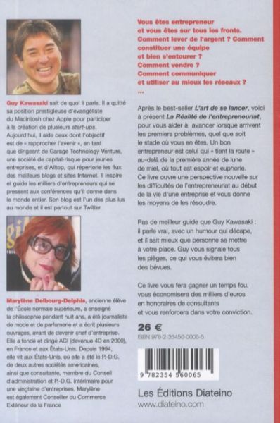 Produktbild: La Realite De L Entrepreneuriat; Le Guide Irreverencieux Pour