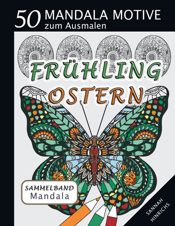 Bild vom Artikel Mandala Sammelband 50 Mandala Motive zum Ausmalen - Frühling-Ostern vom Autor Sannah Hinrichs