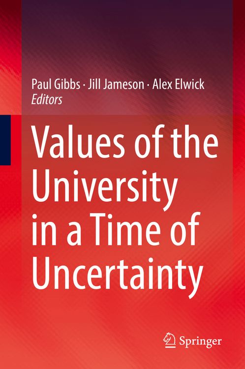 Produktbild: Values of the University in a Time of Uncertainty