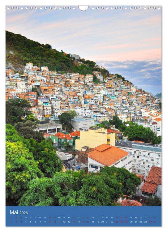 Produktbild: Erlebe mit mir Rio de Janeiro (Wandkalender 2026 DIN A3 hoch), CALVENDO Monatskalender