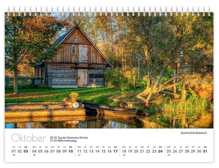 Produktbild: Kalender Spreewald kompakt - Peter Becker 2027