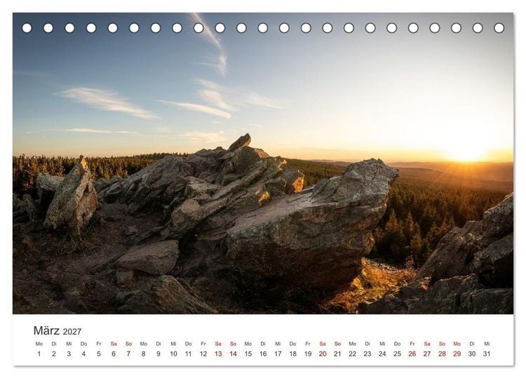 Produktbild: Fernweh Kalender (Tischkalender 2027 DIN A5 quer), CALVENDO Monatskalender