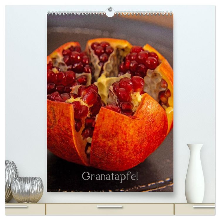 Produktbild: Granatapfel (hochwertiger Premium Wandkalender 2026 DIN A2 hoch), Kunstdruck in Hochglanz