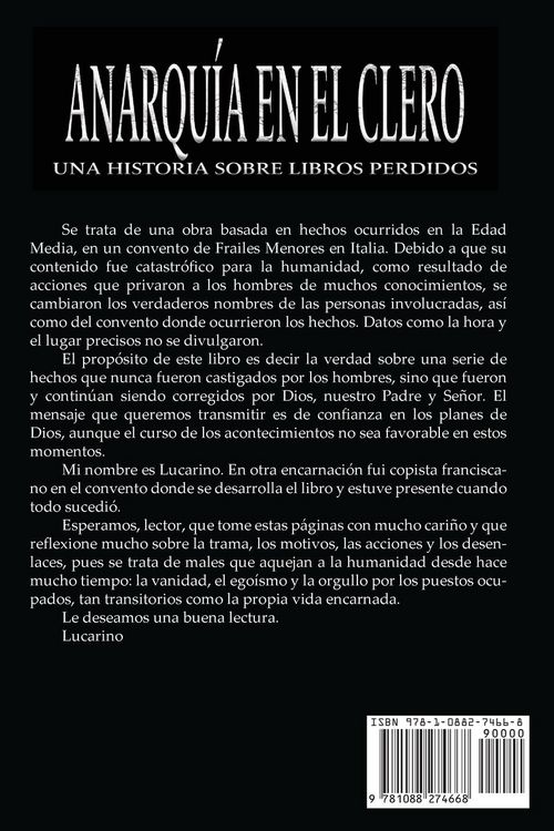 Produktbild: Anarqu&iacute;a En El Clero - Una Historia Sobre Libros Perdidos