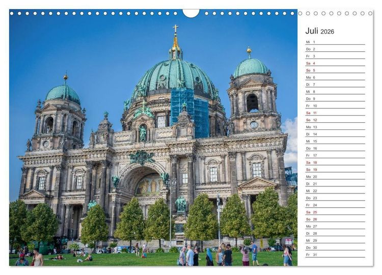Produktbild: Berlin-Zentrum - Der Planer (Wandkalender 2026 DIN A3 quer), CALVENDO Monatskalender