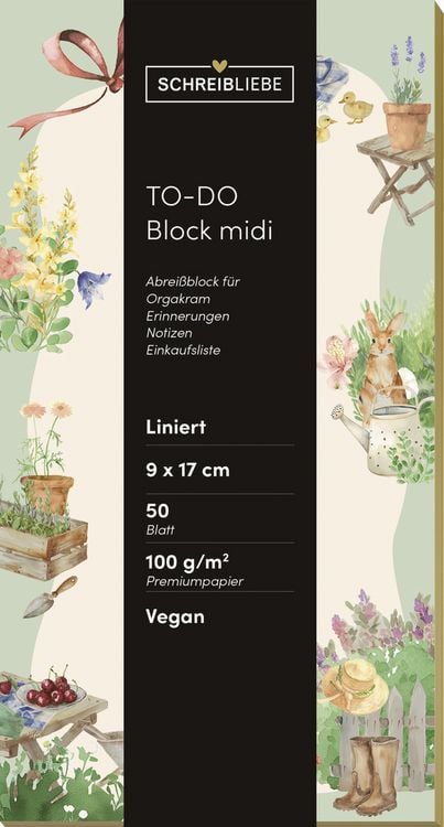 Produktbild: To-do-Block midi-Garten