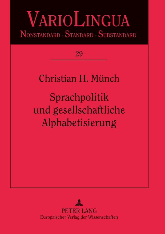 Produktbild: Sprachpolitik und gesellschaftliche Alphabetisierung