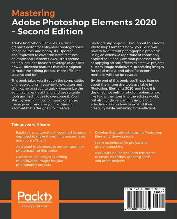 Produktbild: Mastering Adobe Photoshop Elements 2020- Second Edition