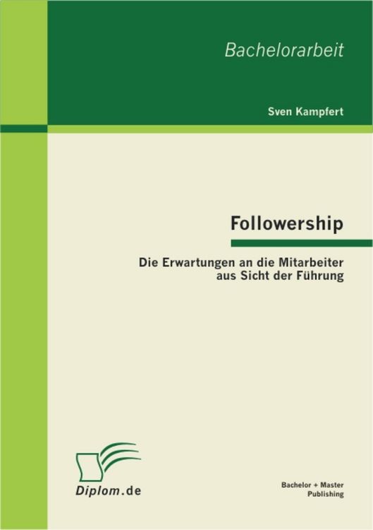 Produktbild: Followership: Die Erwartungen an die Mitarbeiter aus Sicht der F&uuml;hrung