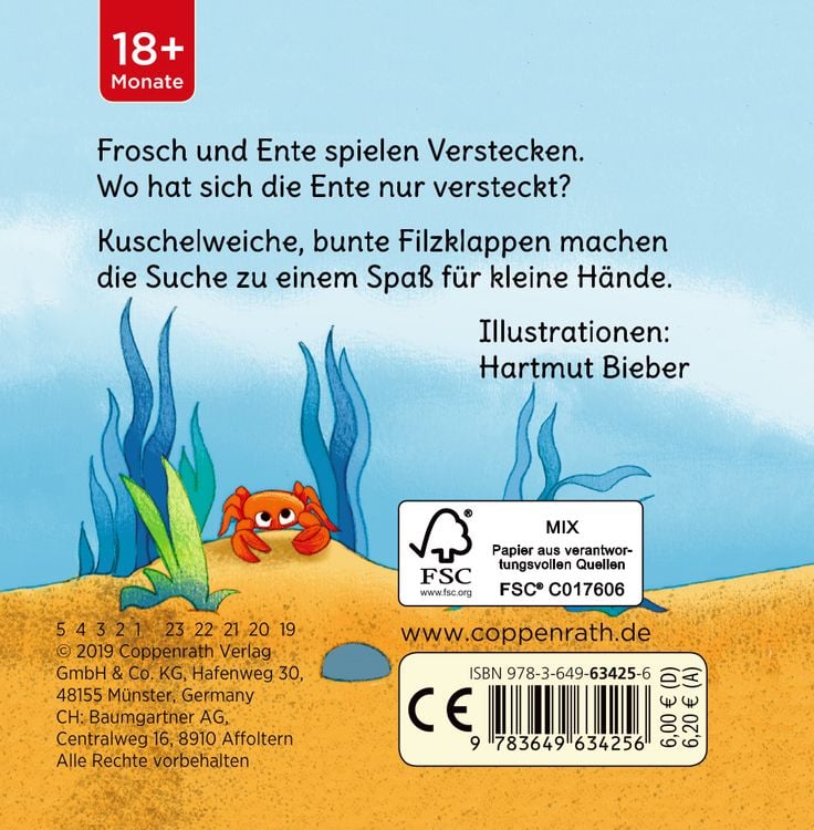 Produktbild: Minifanten 15: Fühl doch mal, kleiner Frosch!