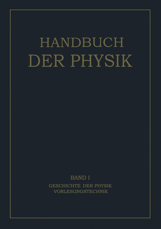 Produktbild: Geschichte der Physik Vorlesungstechnik
