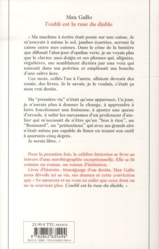 Produktbild: L'oubli est la ruse du diable