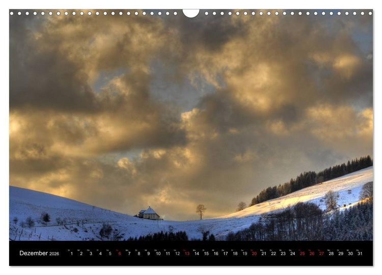 Produktbild: Romantischer Schwarzwald (Wandkalender 2026 DIN A3 quer), CALVENDO Monatskalender