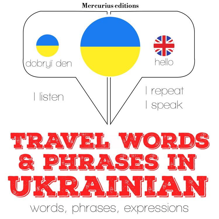 Produktbild: Travel words and phrases in Ukrainian