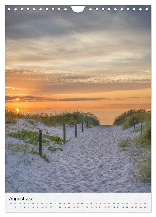Produktbild: Fischland-Dar&szlig;-Zingst - Im Licht des Nordens (Wandkalender 2026 DIN A4 hoch), CALVENDO Monatskalender