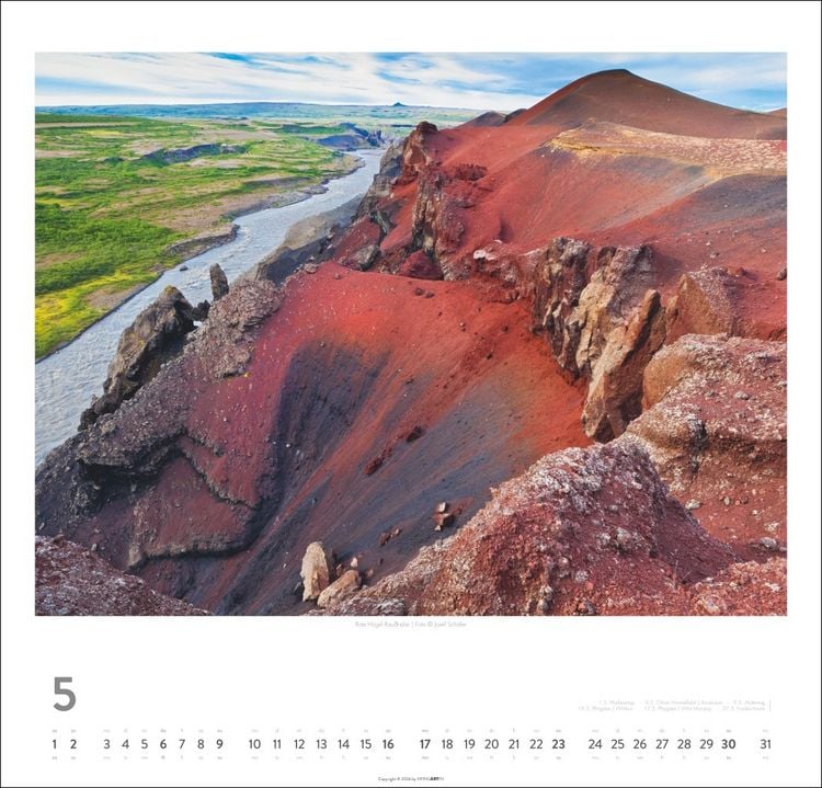 Produktbild: Island Kalender 2027 - Insel aus Feuer und Eis