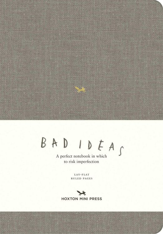 Produktbild: A Notebook for Bad Ideas (Large / Light Grey / Lined)