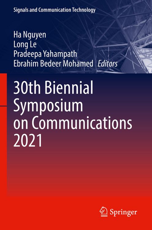 Produktbild: 30th Biennial Symposium on Communications 2021