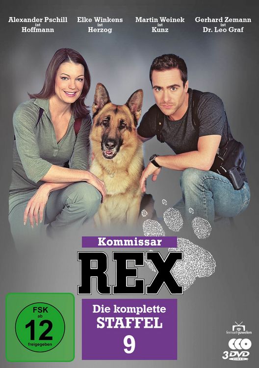 Produktbild: Kommissar Rex - Die komplette 9. Staffel [3 DVDs]
