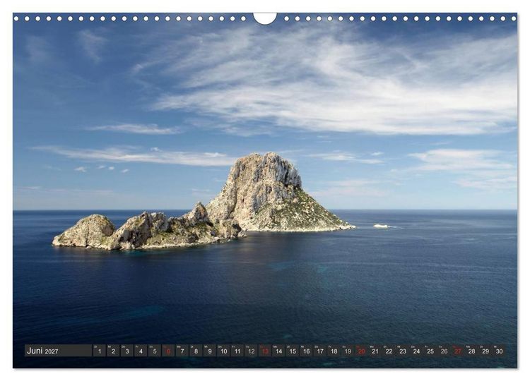 Produktbild: Ibiza - Balearen (Wandkalender 2027 DIN A3 quer), CALVENDO Monatskalender