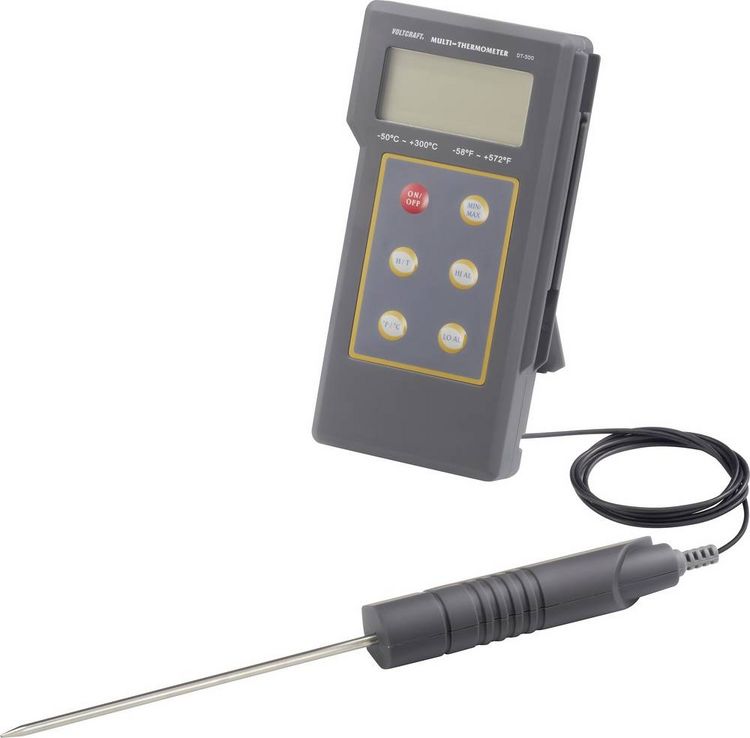 Produktbild: VOLTCRAFT DT-300 Temperatur-Messger&auml;t -50 - +300&deg;C F&uuml;hler-Typ NTC
