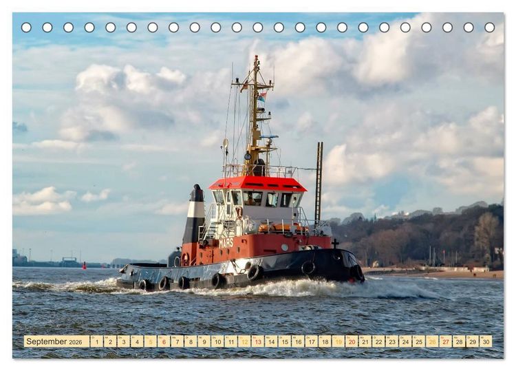 Produktbild: Schlepper - b&auml;renstarke Arbeitstiere (Tischkalender 2026 DIN A5 quer), CALVENDO Monatskalender