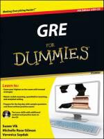 Produktbild: GRE For Dummies