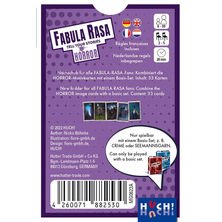 Produktbild: HUCH! - Fabula Rasa – Horror von HUCH!