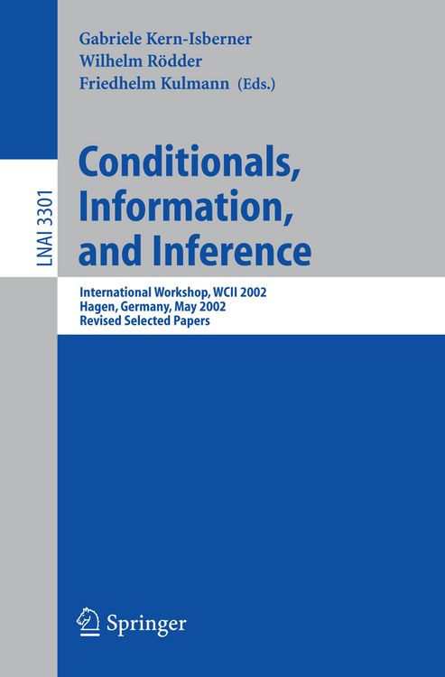 Produktbild: Conditionals, Information, and Inference