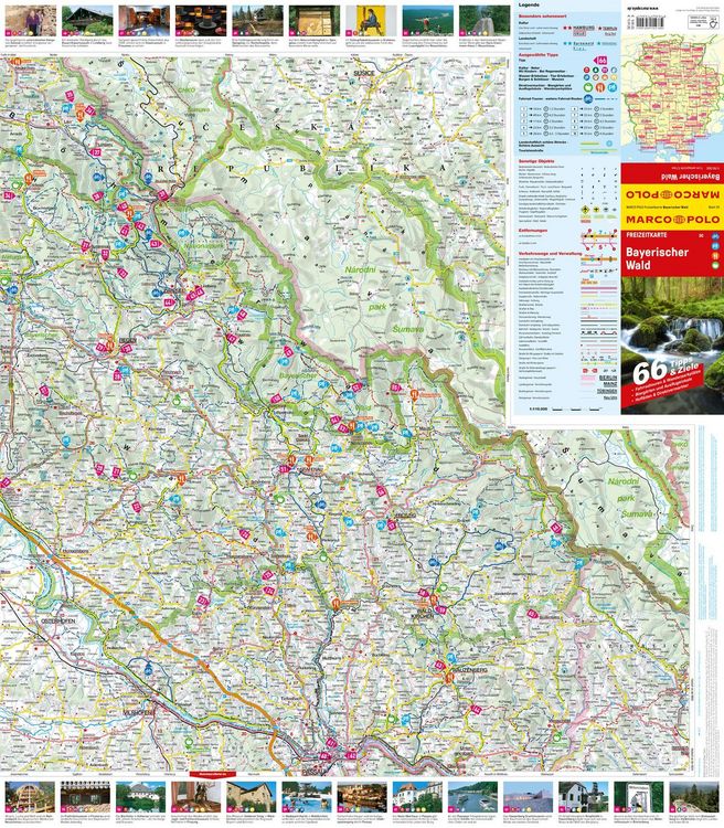 Produktbild: MARCO POLO Freizeitkarte 37 Bayerischer Wald 1:110.000