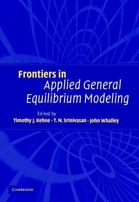 Produktbild: Frontiers in Applied General Equilibrium Modeling