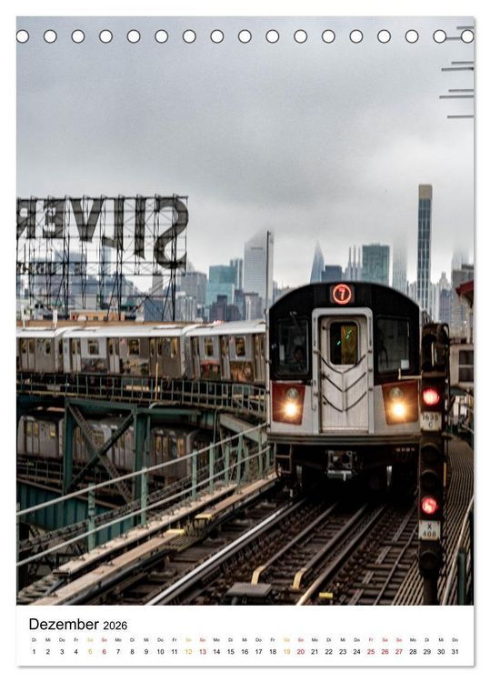 Produktbild: New York, Facetten einer Stadt (Tischkalender 2026 DIN A5 hoch), CALVENDO Monatskalender
