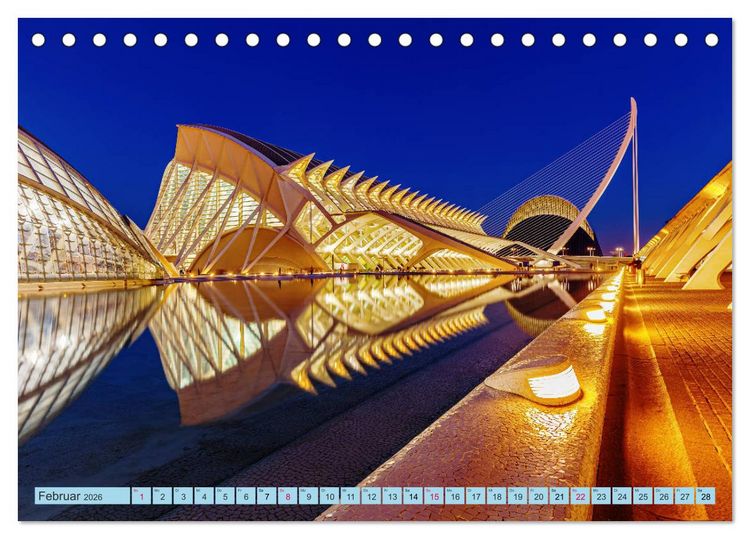 Produktbild: High-Tech-Architektur - Impressionen eines modernen Baustils (Tischkalender 2026 DIN A5 quer), CALVENDO Monatskalender