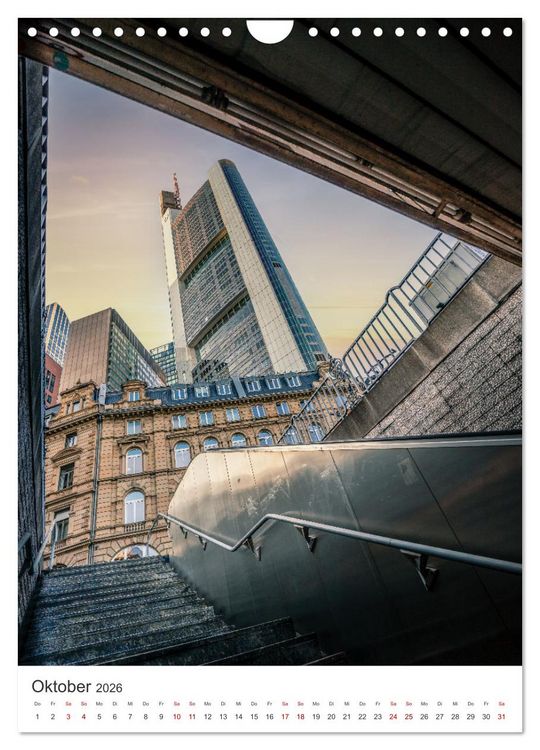 Produktbild: Frankfurt am Main, eine Stadt voller Magie (Wandkalender 2026 DIN A4 hoch), CALVENDO Monatskalender